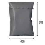 17x24 Inch Grey Plastic Postage Bags - Mailing Bags for Parcels