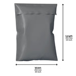 Grey Mailing Bags – 14 Sizes, Self-Seal, Recycled LDPE Postal Bags for E-commerce Shipping