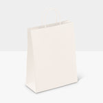 white paper bags
