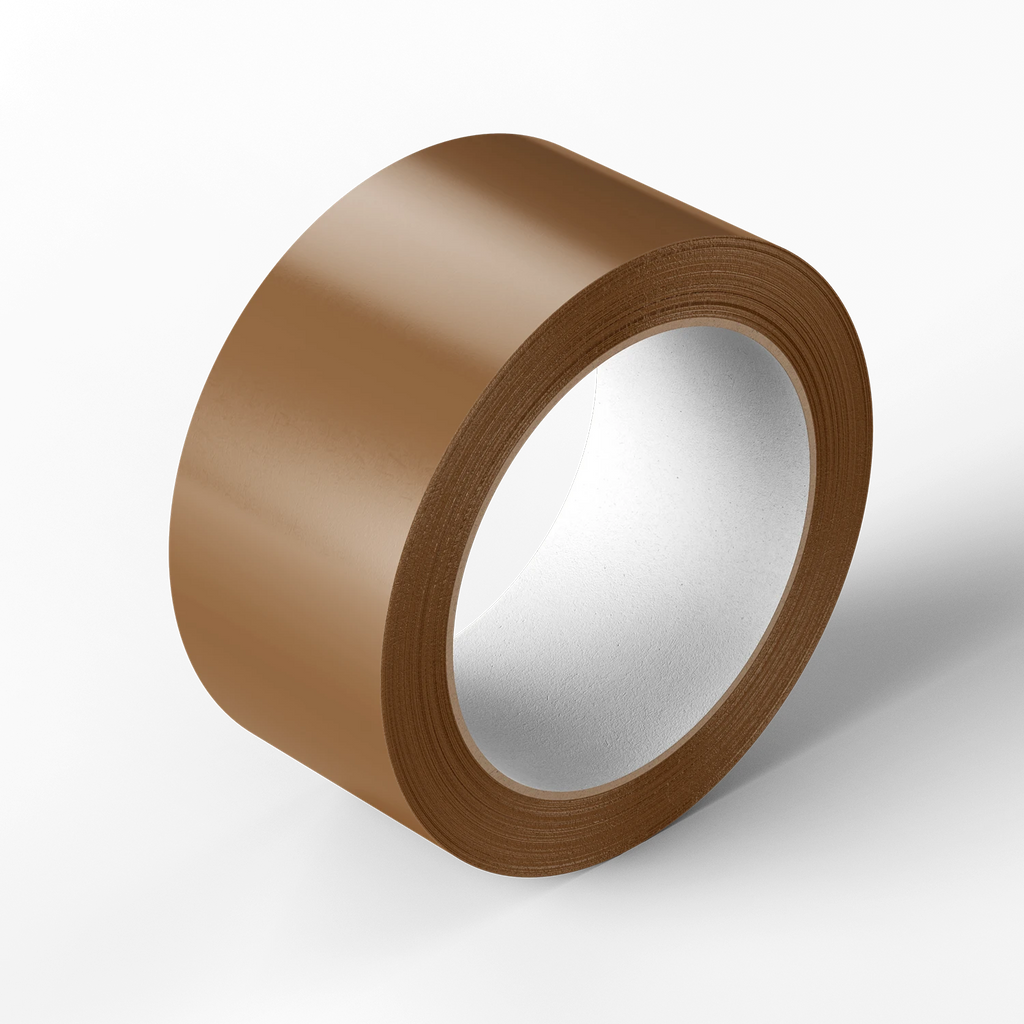 Brown Buff Tape 75MM x 66M (72 Yards)