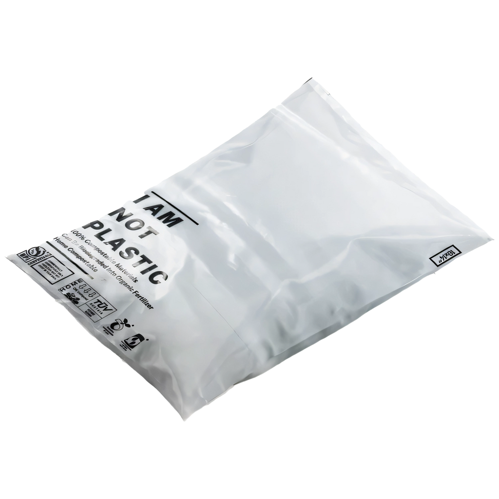 Biodegradable Zip Lock Bags - Composite Zipper Bag 6.5x9 Inch