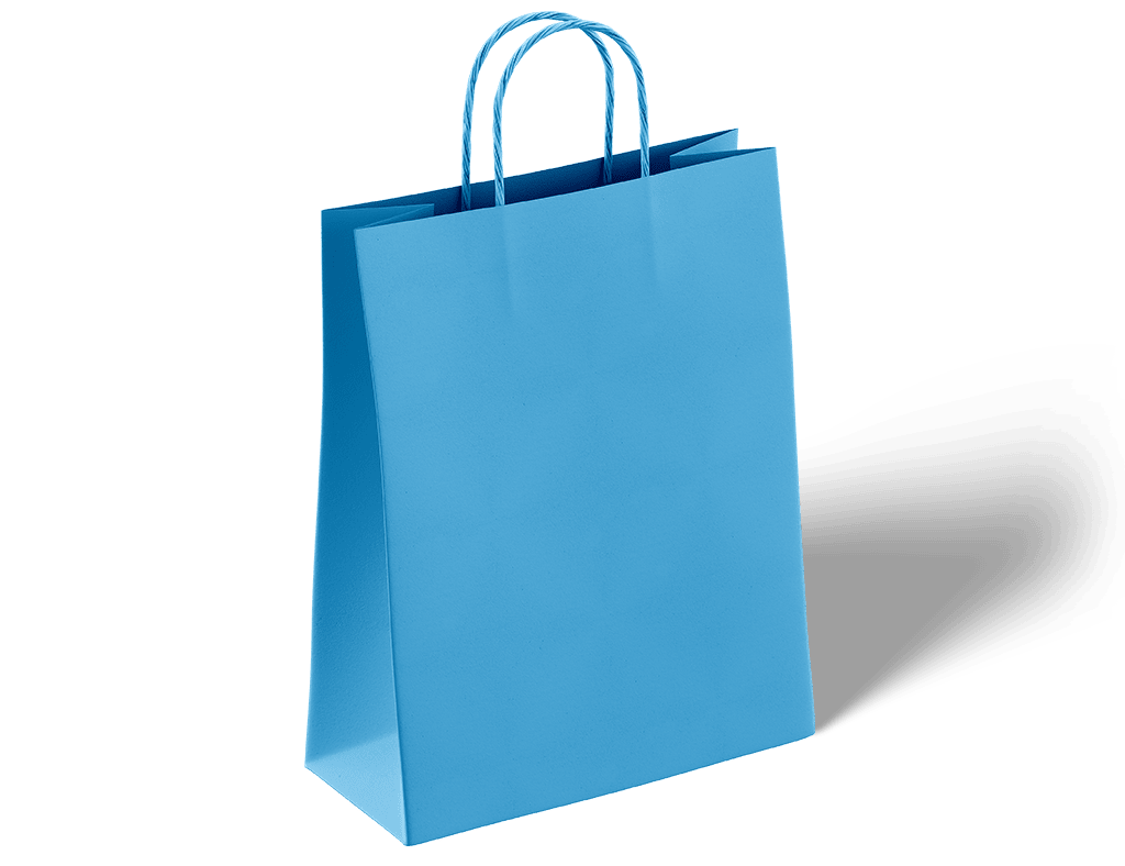 Blue Paper Bags - FROM 0.29p Per Unit – Mr Bags