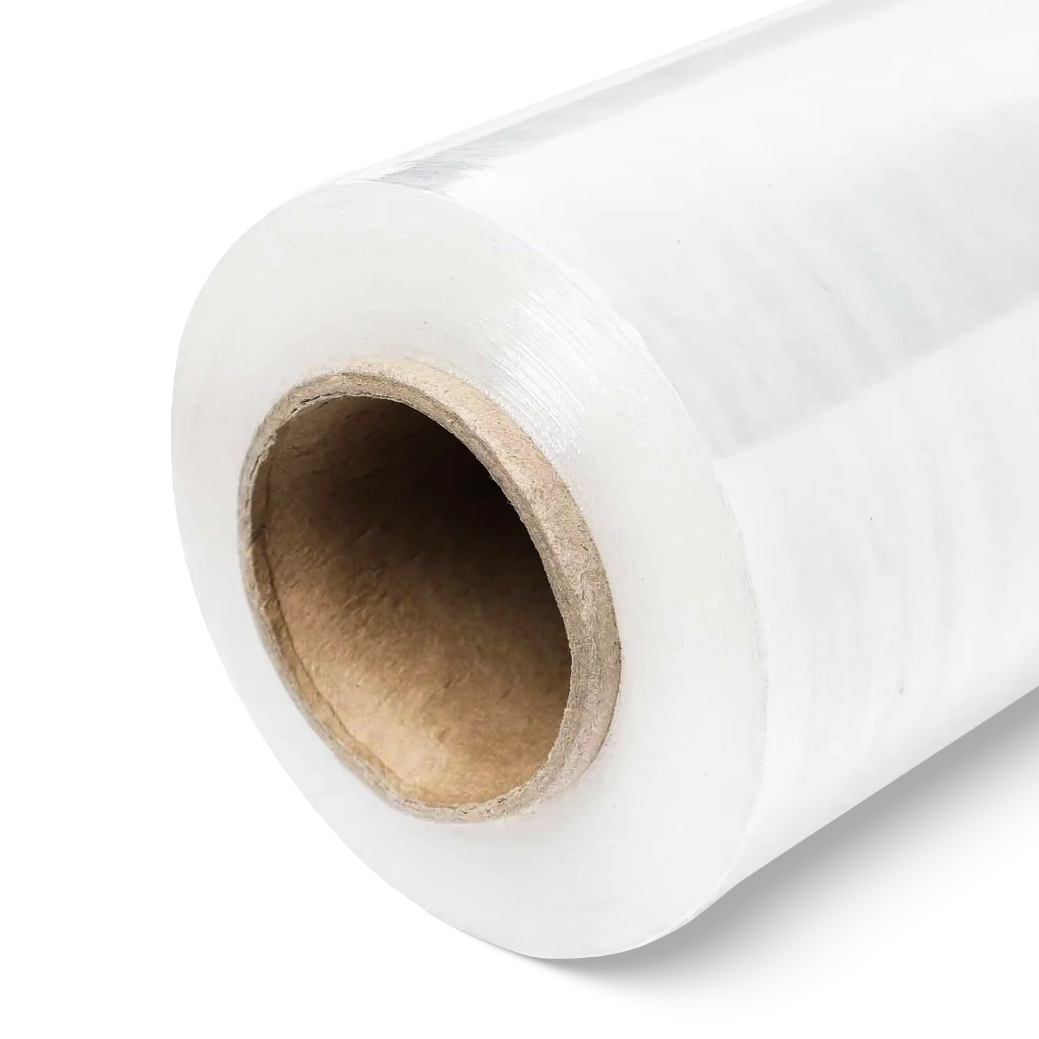 Clear roll of pallet wrap for packaging parcels and pallets