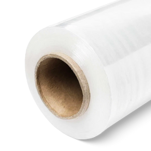 Clear roll of pallet wrap for packaging parcels and pallets