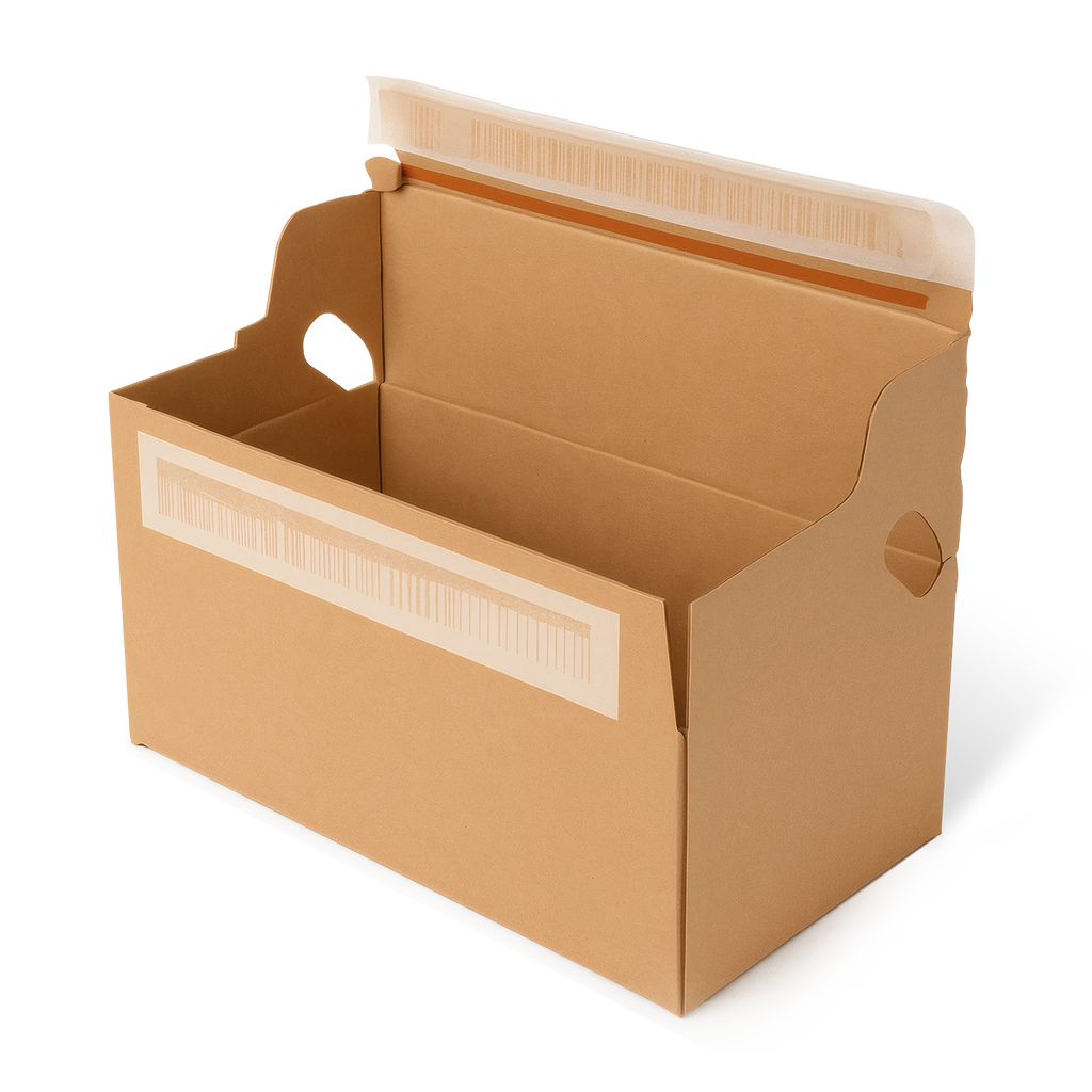 Crash Lock Cardboard Box - Parcel Boxes - 220x111x78mm