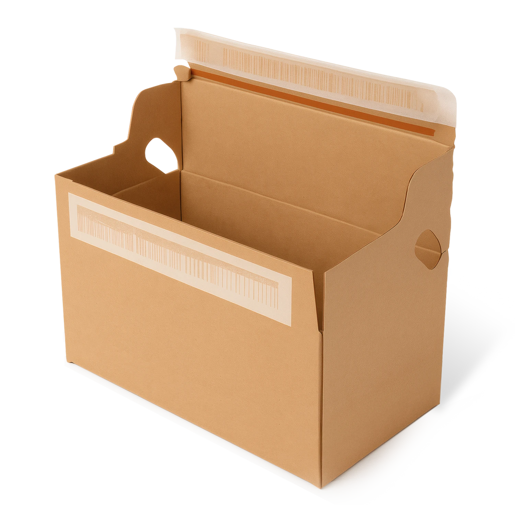 Crash Lock Cardboard Box - Parcel Boxes - 320x200x130mm