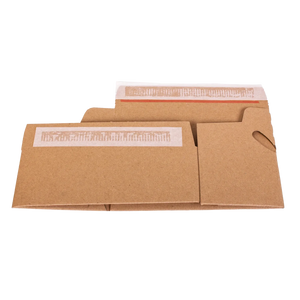 Flatpacked cardboard crashlock box quick and easy to assemble