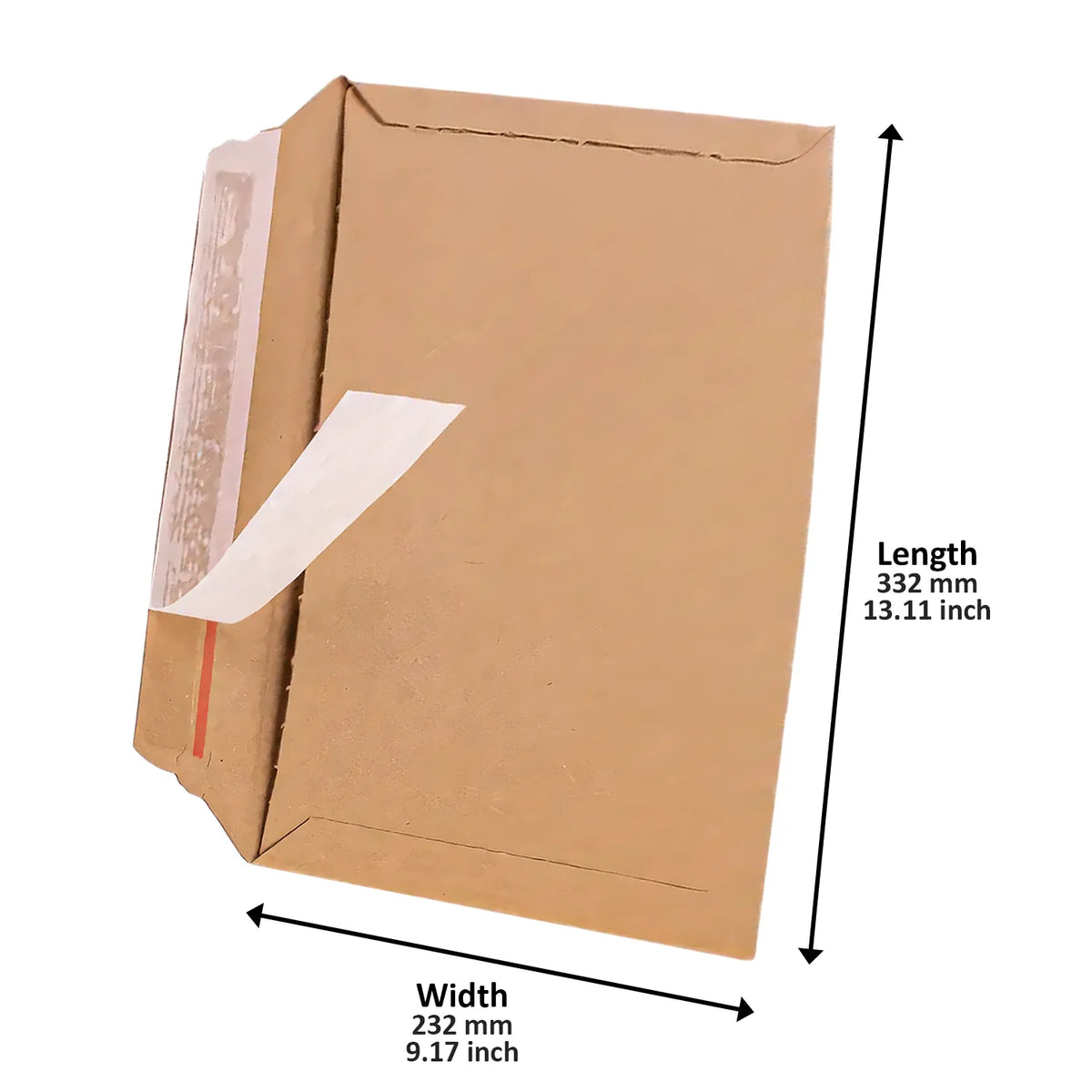Expandable Cardboard Envelopes - 13.11x9.17 Inch - £0.19 Each