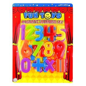 Fun Toys Magnetic Maths Learning Set - 26 Numbers & Symbols