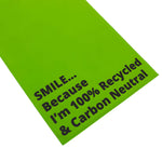 Green Mailing Bags - Bags for Parcels 10x14 Inch Back Closeup