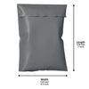 Grey Mailing Bags - Parcel Bags 4.5x7 Inch