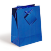 Holographic Gift Bags with Corded Handles Blue