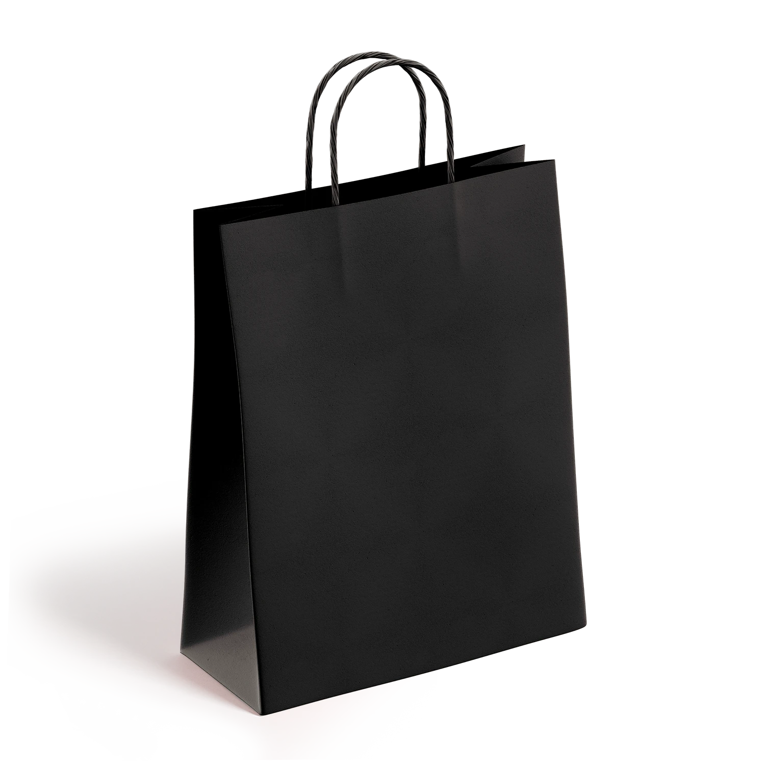Black Paper Bags with Handles – Recyclable Kraft Gift Carrier Bags