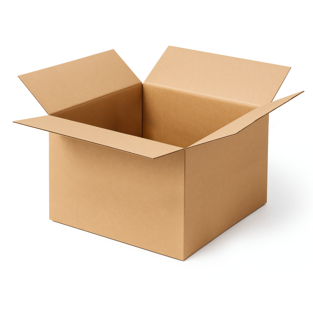 Large Cardboard Box for Moving or Storage - 10x10x10 Inch