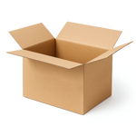 Large Cardboard Box for Moving or Storage - 15x10x10 Inch