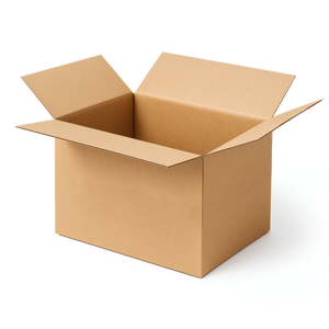 Strong Recycled Single Wall Cardboard Packing & Shipping Box – 9×6×6″ (228.6×152.4×152.4 mm, Eco-Friendly Postal Carton UK)