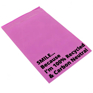 Pink Mailing Bags - Bags for Parcels 15x18 Inch