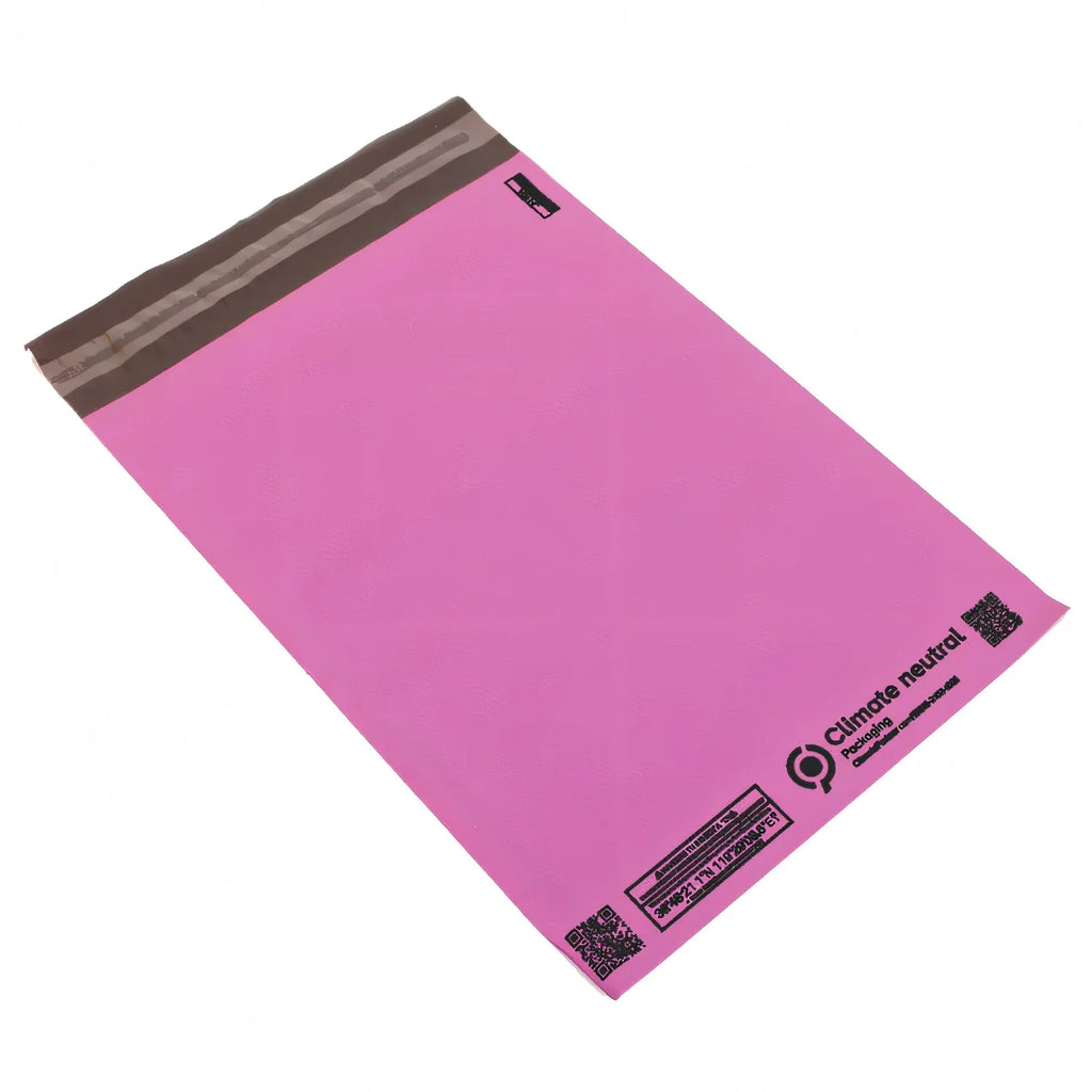 Pink Mailing Bags - Bags for Parcels 10x14 Inch Front View