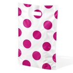 Printed Polythene Plastic Carrier Bags - Pack of 100