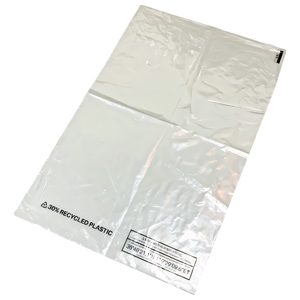 30% Recycled PCR LDPE Clear Bags 22x30 Inch