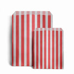 Red Candy Stripe Paper Bags - online paper bags store