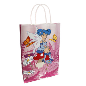 Blue Doll Kids Paper Party Bags with Handles