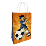 Football Kids Paper Party Bags with Handles