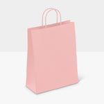 small pink paper bags